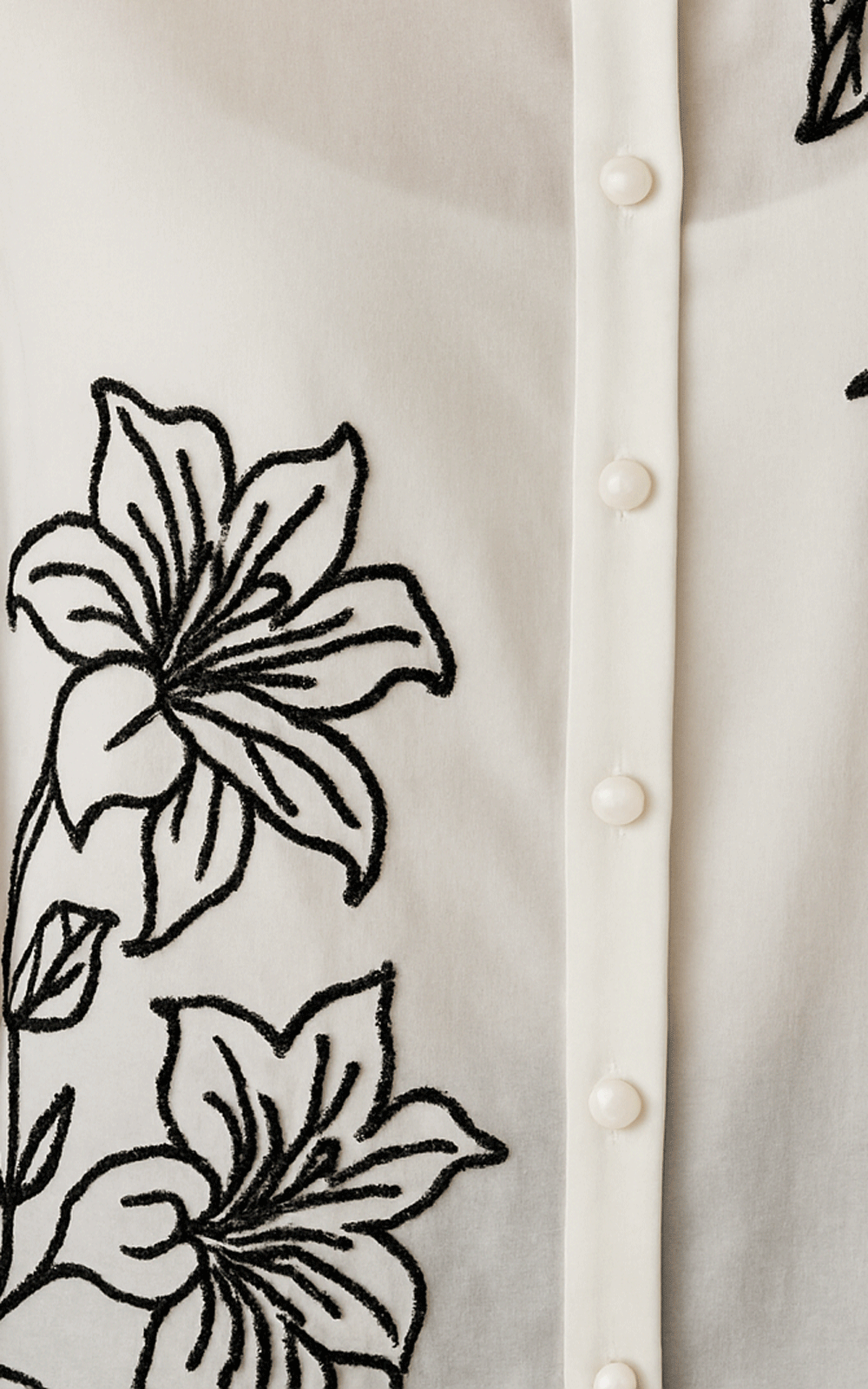 Women's Embroidered white shirt