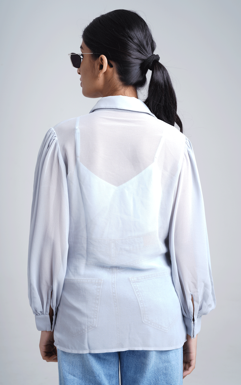 Embroidered party wear shirt
