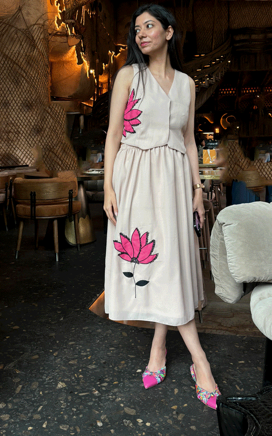 Half blazer skirt  co-ord set.