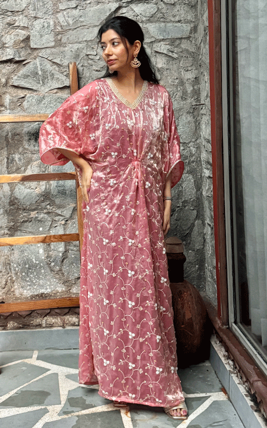 Sunset Serenity festive kaftan