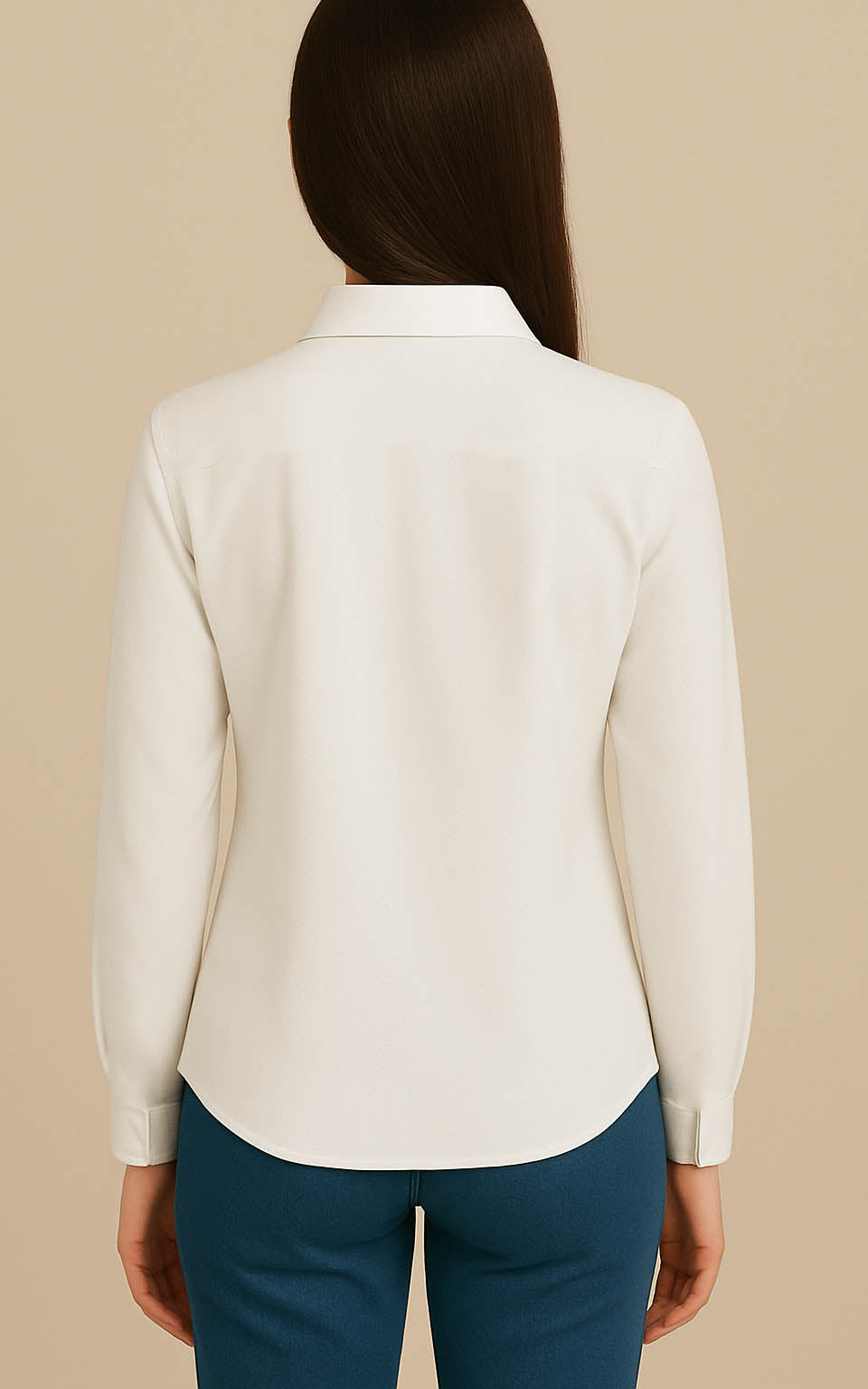 Women's cotton floral Embroidered white shirt