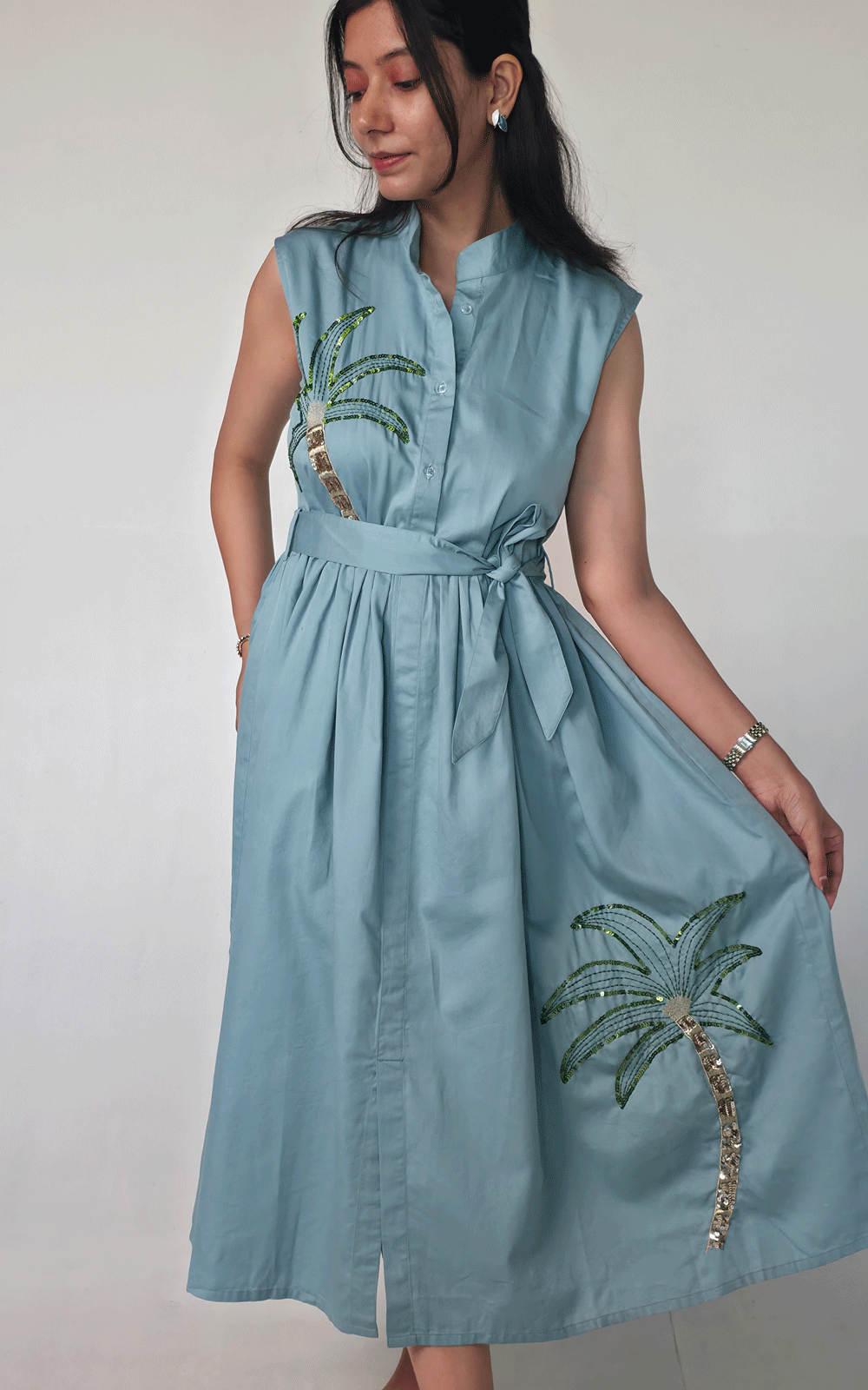 Tropical Breeze Midi Dress