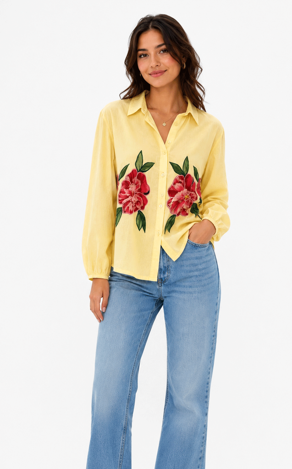 Flora - buttercup shirt