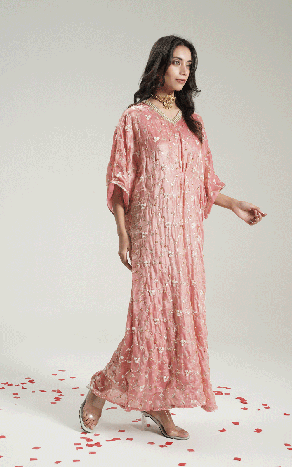 Sunset Serenity festive kaftan