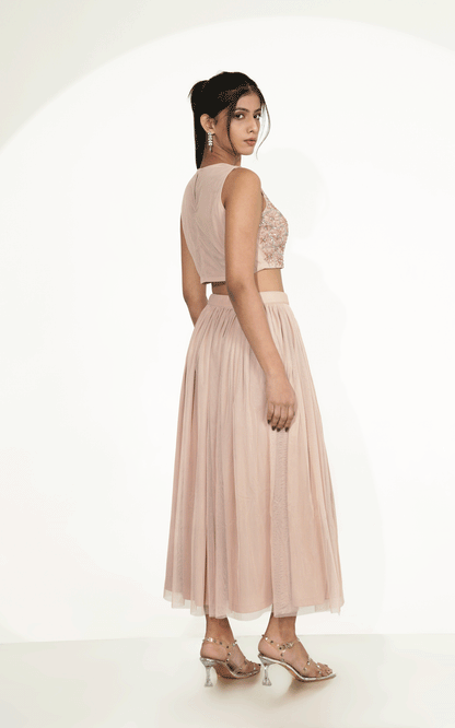 Soft muse - top skirt set