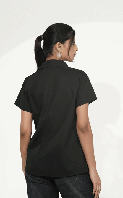 Women's Cotton embroidered shirt