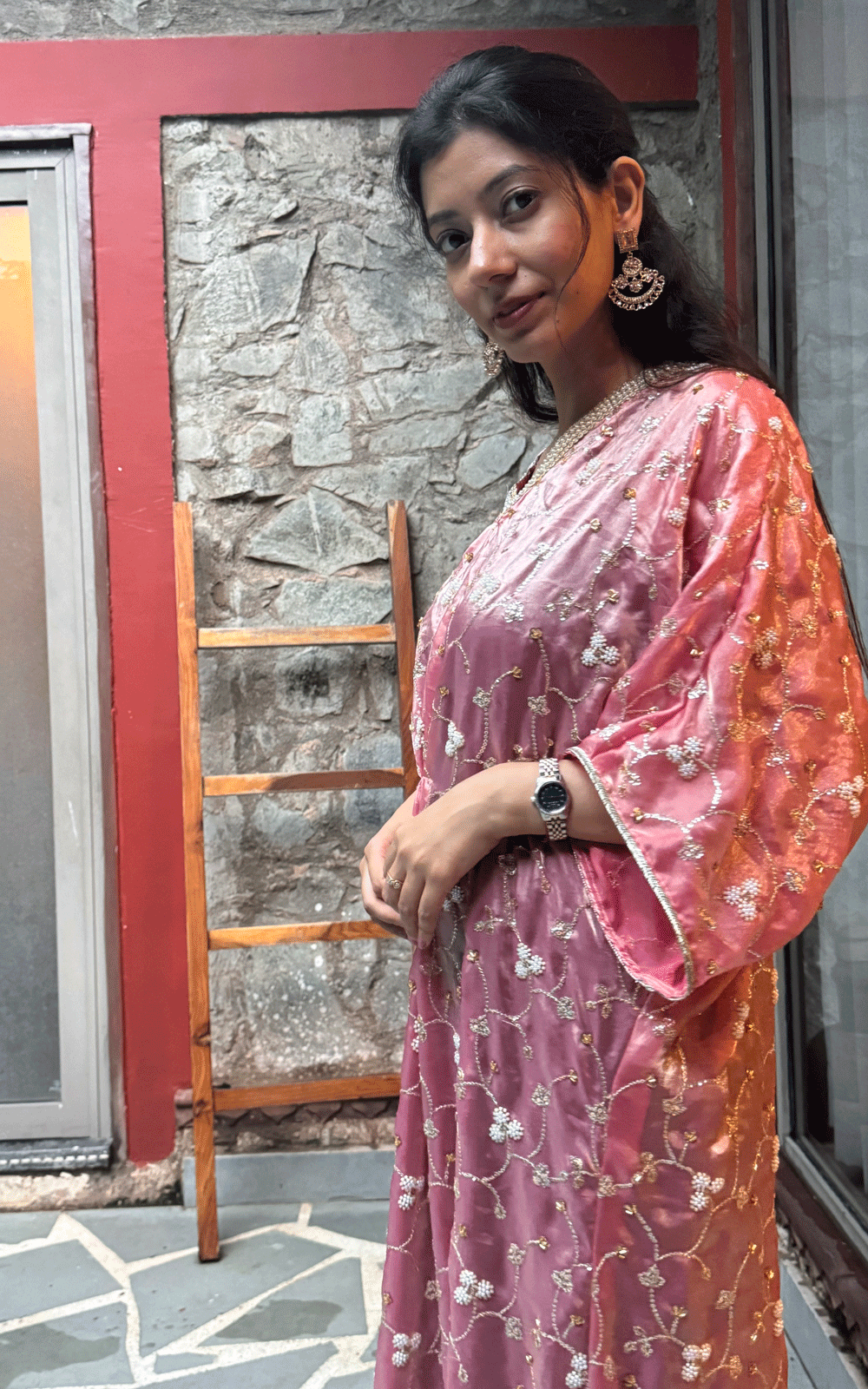 Sunset Serenity festive kaftan