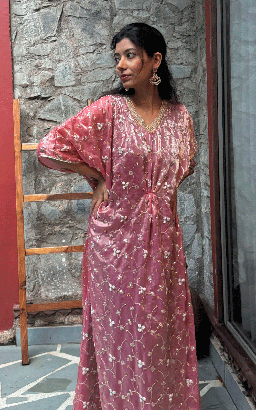 Sunset Serenity festive kaftan