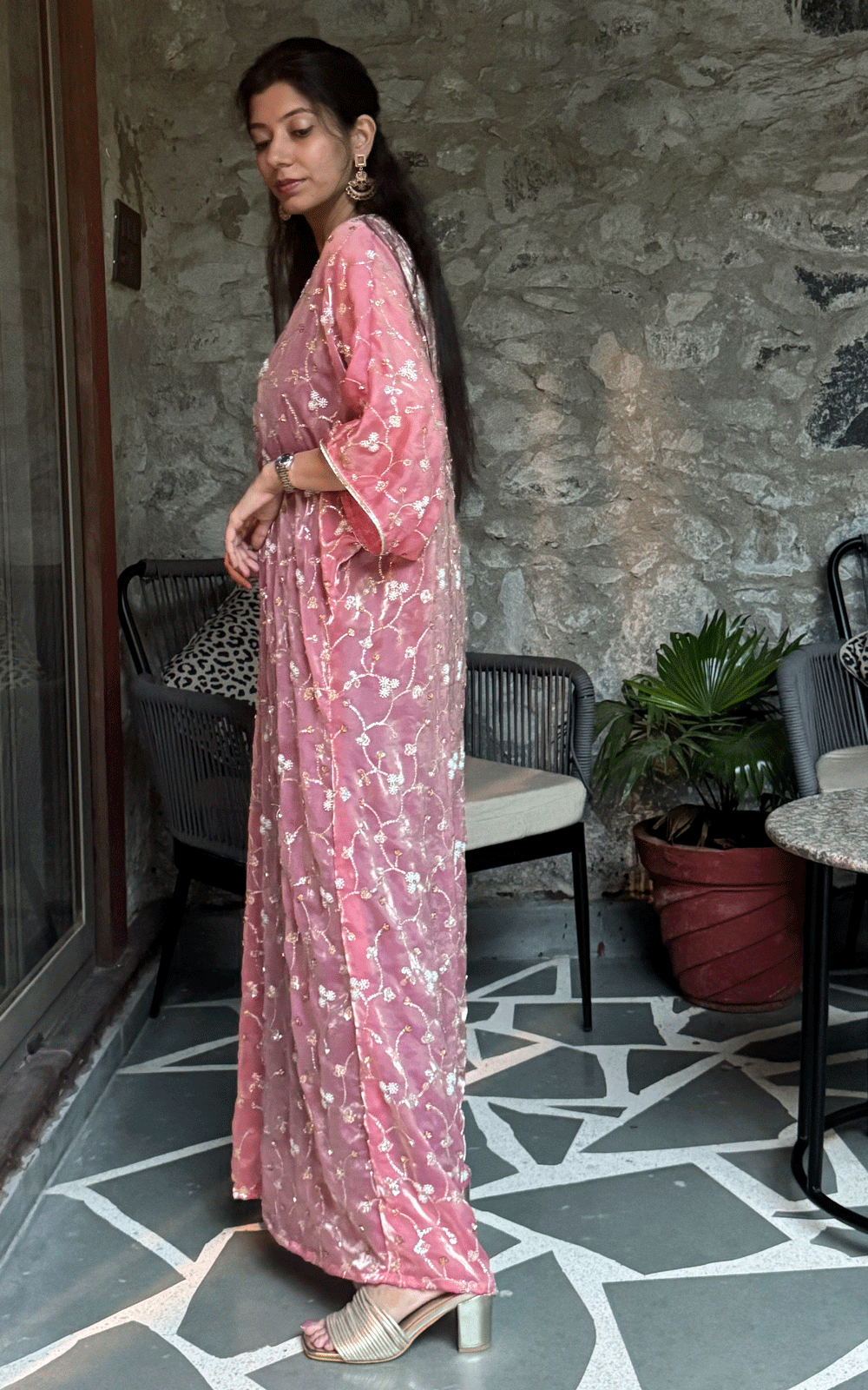 Sunset Serenity festive kaftan
