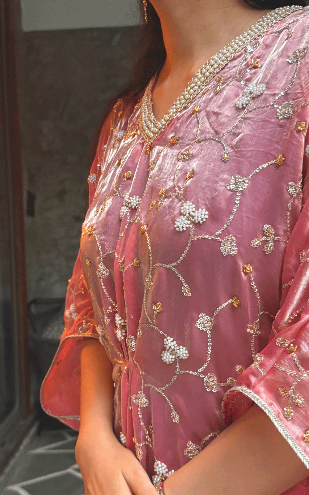 Sunset Serenity festive kaftan