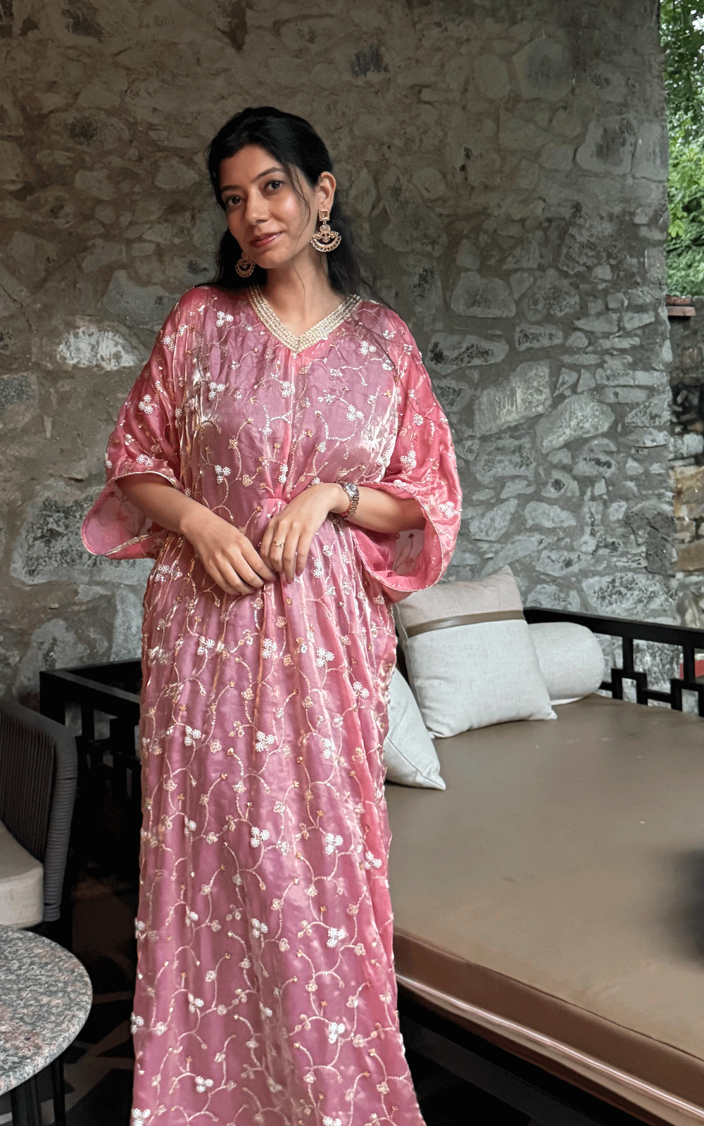 Sunset Serenity festive kaftan