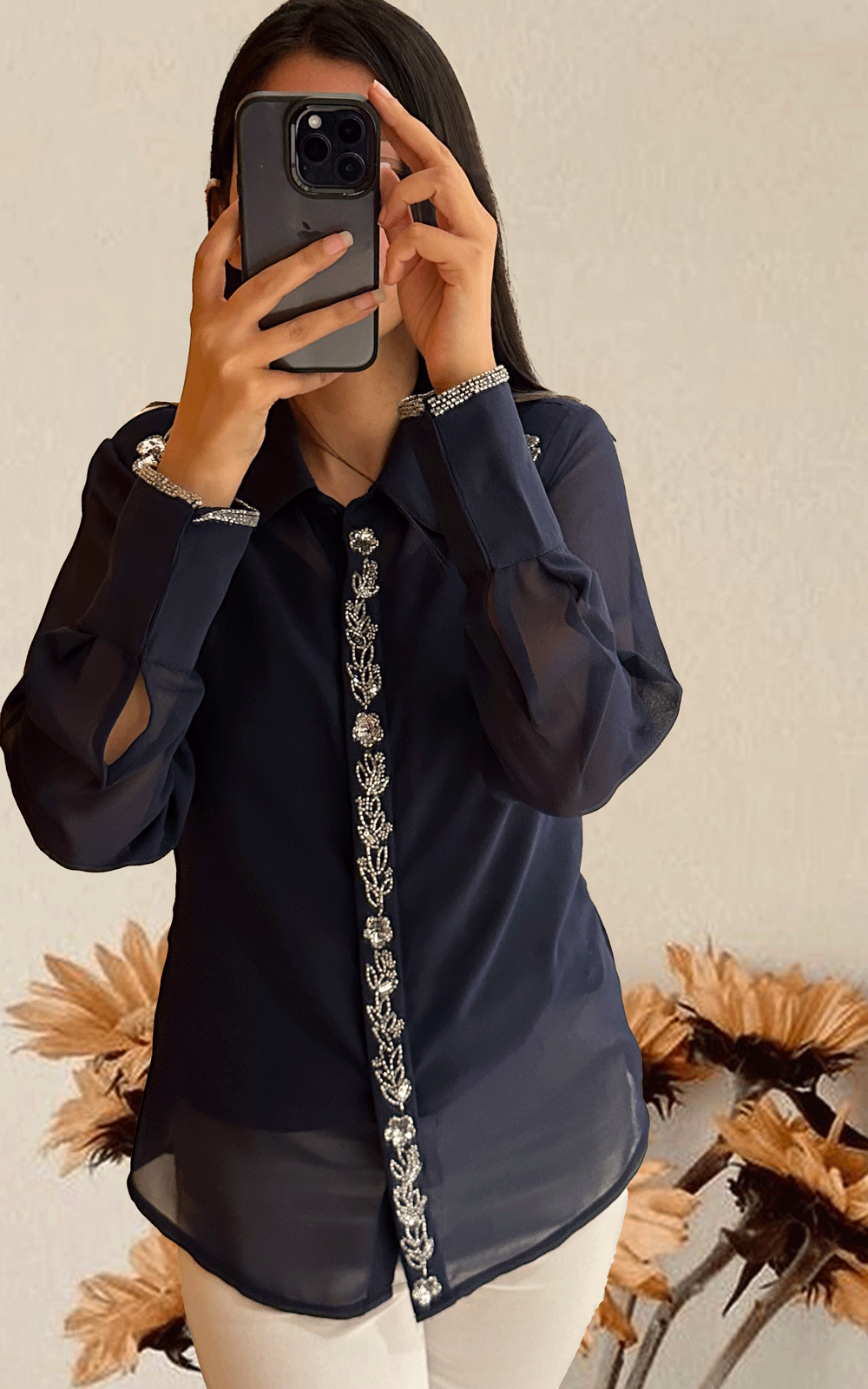 Embellished Women's Shirt