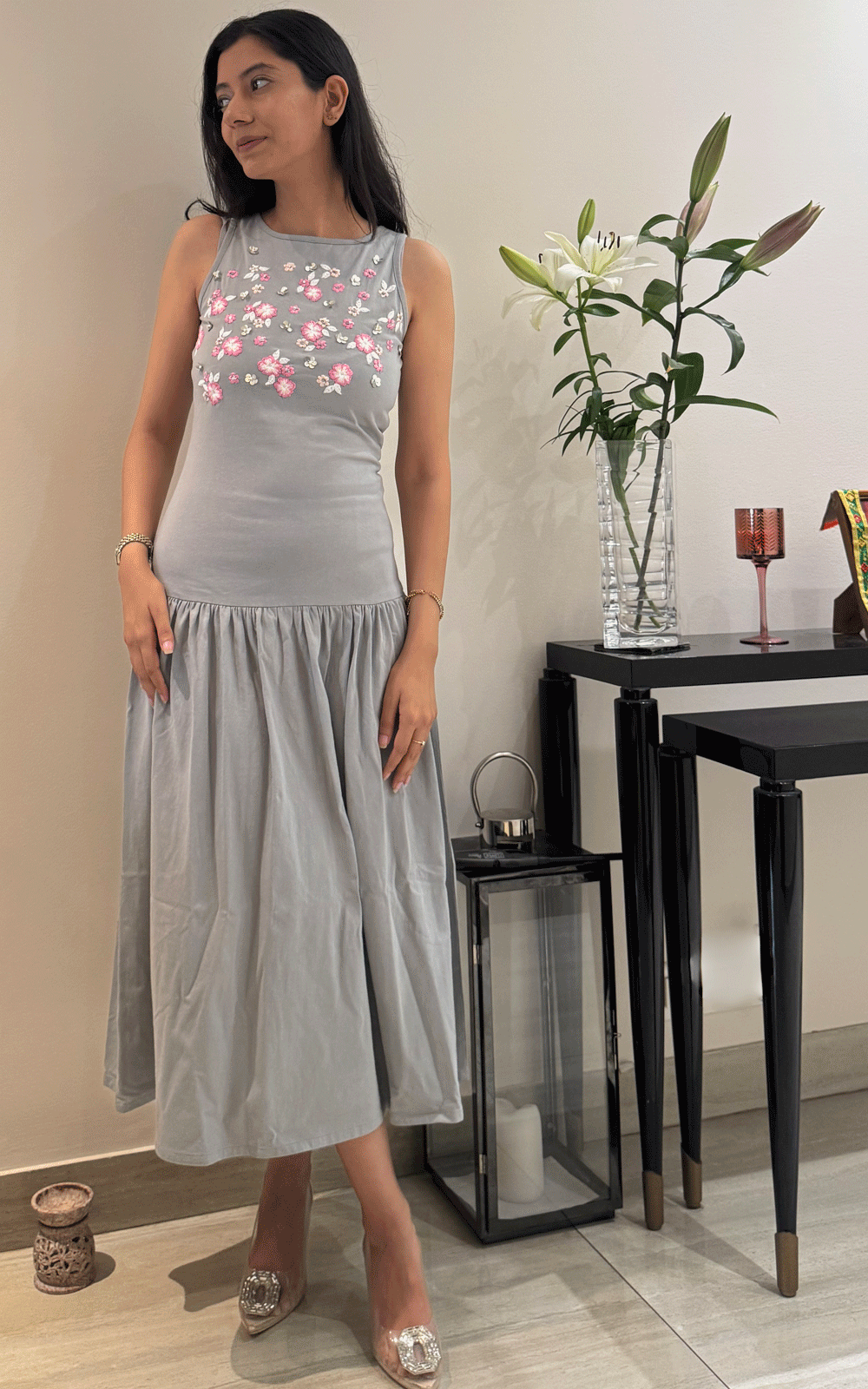 Bloom grace party wear dress.