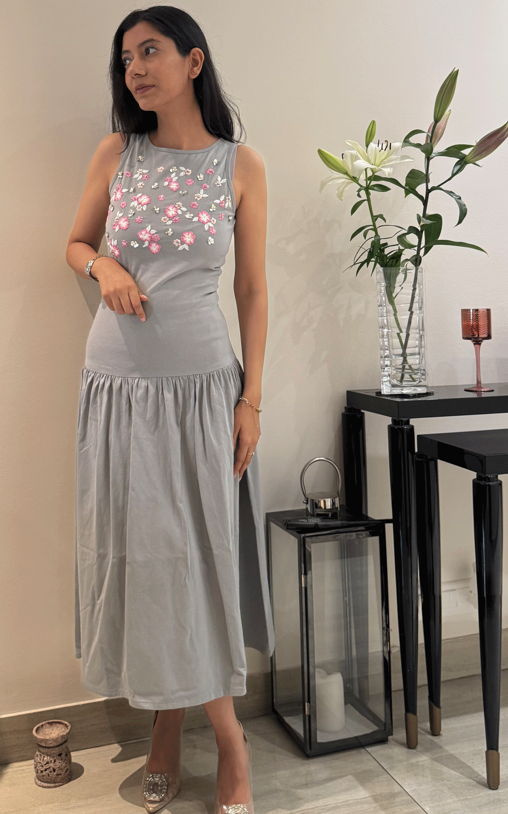 Bloom grace party wear dress.