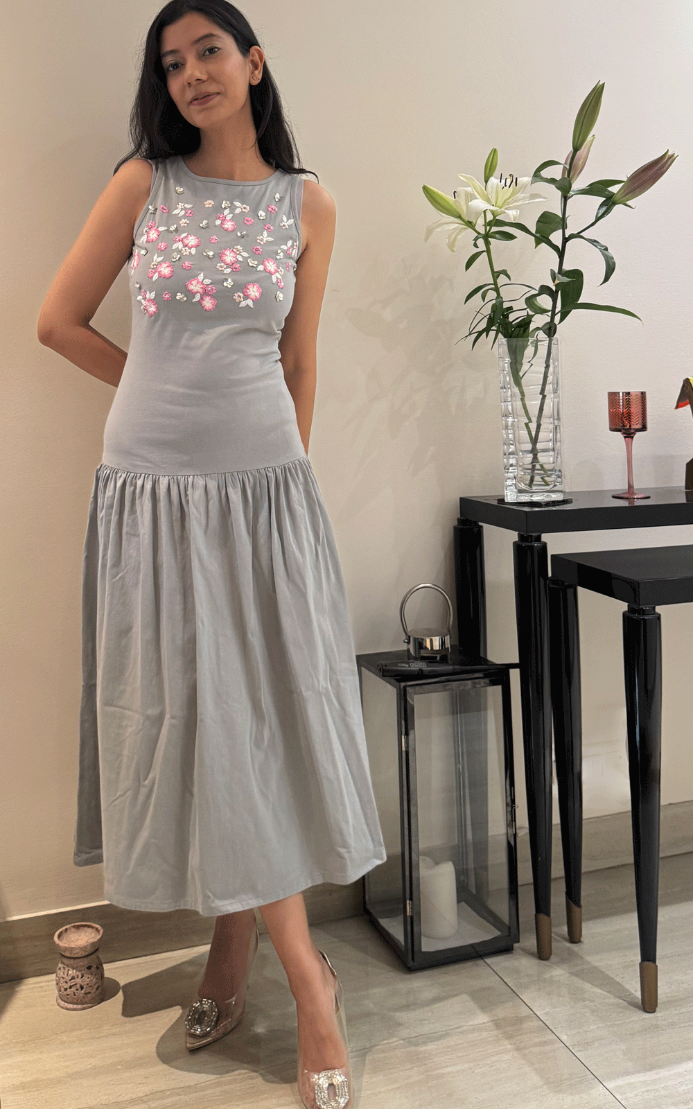 Bloom grace party wear dress.